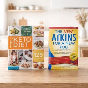 THE KETO DIET - THE NEW ATKINS FOR A NEW YOU - BOOKS
